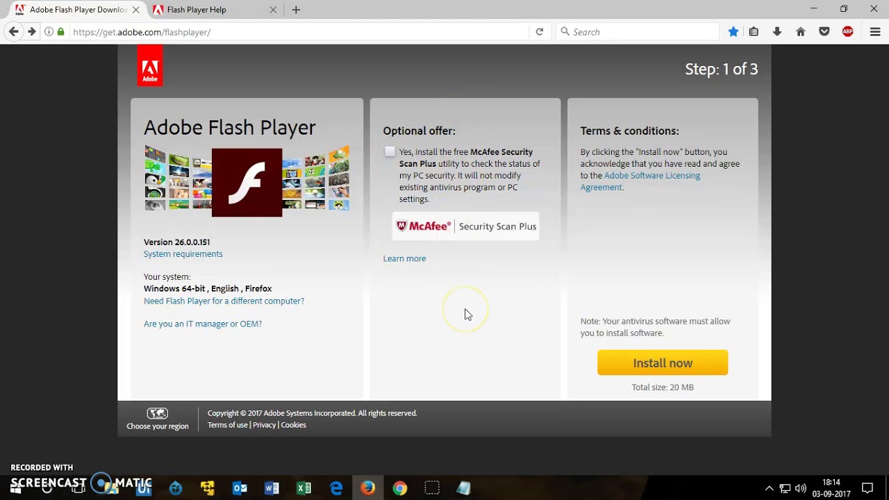 Install Adobe Flash 10